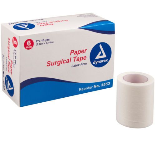 Paper Surgical Tape, 2&#034;x10 YDS, 6/BX, Y-3553 (35532200)