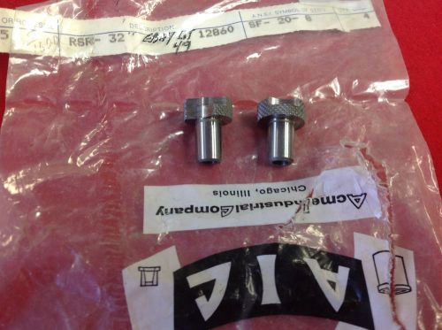 Acme sf-20-8 slip-fixed renewable drill bushings #15 x 5/16 x 1/2&#034;  lot of 2 usa for sale