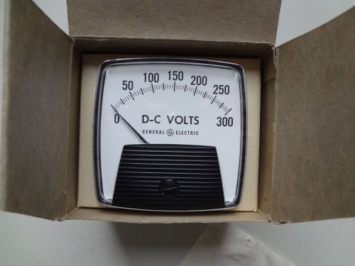 GE Panel Meter 0-300 DC Volts New