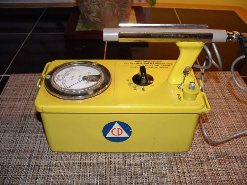 Victoreen cdv-700 no. 6a radiation geiger meter w/sts-5 russian gm tube for sale
