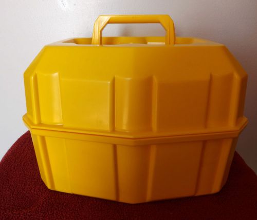 Thermo Nalgene Yellow Six Bottle Carrying Tote with Lid