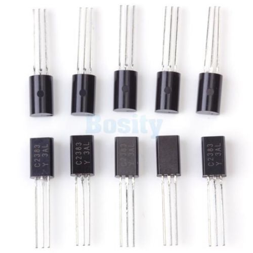 10pcs C2383 NPN Silicone Epitaxial Transistor 1A 160V TO92 for 2SA1013