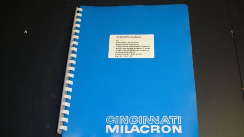 Cincinnati Milacron Horizontal Machining Center Manual