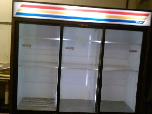 3 glass door cooler true commercial reach in display fridge for sale