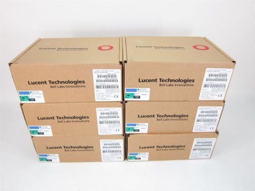 Lot of 6 new in box lucent 6416d+m digital 16 button terminal phones (white) for sale