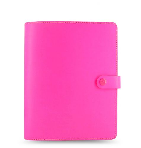 Filofax Original Organizer Fluoro Pink A5 - Made in the UK - New - 022439