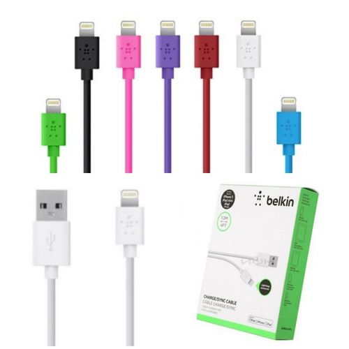 Genuine new Belkin iPhone 6/Plus 5/S/C iPad Air 1/2 Lightning Charge/Sync Cable