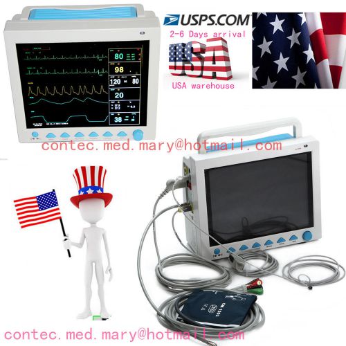 USA Shipment ,New, ICU CCU Patient Monitor 6 Parameters CMS8000 3 Years Warranty