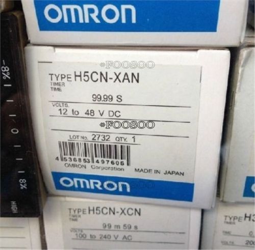 Omron timer h5cn-xan 12-48vdc new in box for sale