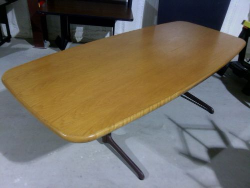 Maple conference table 8&#039; x 42&#034; steelcase model 86964236 for sale