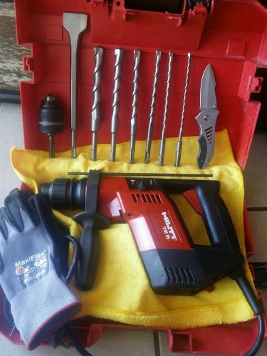 Hilti te 5 hammer drill, great  condition, free heavy duty bits, fast shipping for sale