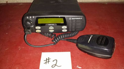Motorola cdm 1250 dash mount uhf two-way radio #2 model #aam25skd9pw9an for sale