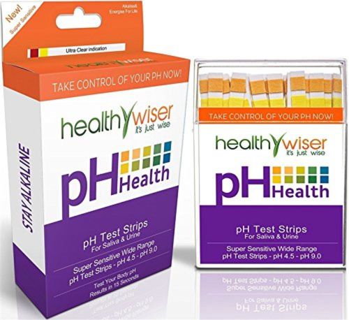 HealthyWiser Ph Test Strips, 100ct Per Pack Accurate Results in 15 Seconds - ...