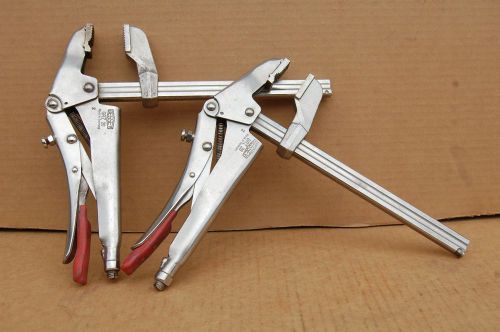 Bessey No. GRZ 20 Paralllel Grips Clamps of Two hand tools metalworking #