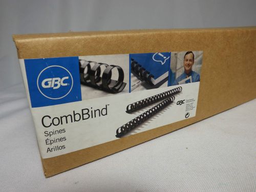 GBC CombBind Plastic Comb Binding Spines  5/16&#034;, 8mm, 40 Sheets, 4 Boxes of 100