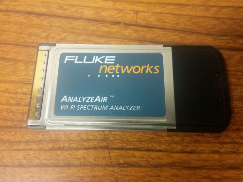 Fluke Networks AnalyzeAir Wi-Fi Spectrum Analyzer PC Card Revision 2.5