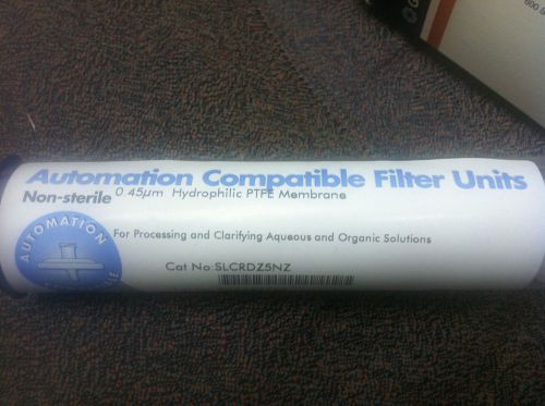 0.45 Mircon Hydrophilic PTFE Membrane filter, Non-sterile, SLCRDZ5NZ. 25/pk.