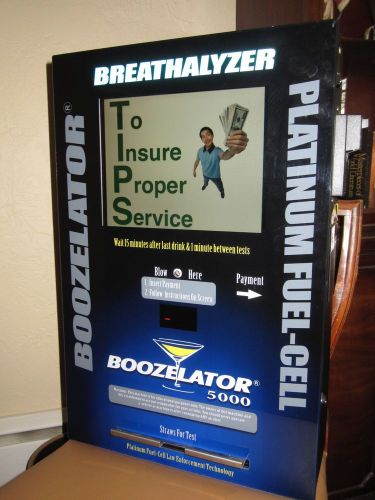 Boozelator 5000 breathalyzer— only 187 on usage  counter for sale