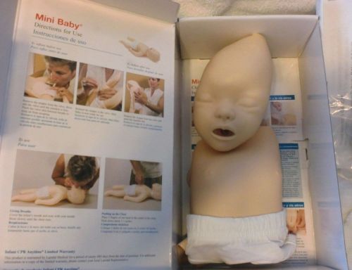 New American Heart Association Infant CPR Anytime Manikin Kit DVD Bilingual