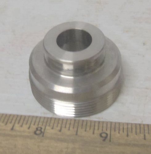 Stainless steel – threaded adapter / coupling or (?) (nos) for sale