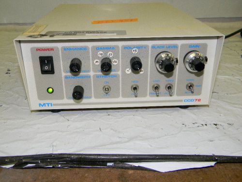 Dage MTI CCD-72 Analog Video Camera Controller Unit 117V 60 HZ