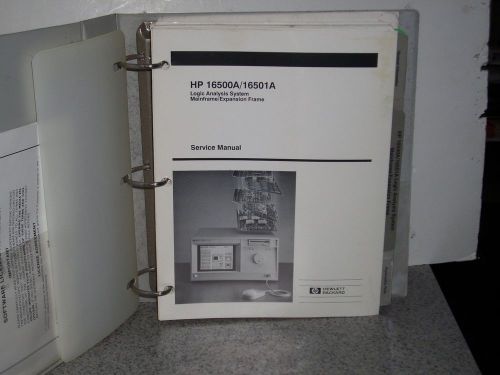 HP 16500A/16501A Logic Analysis System Mainframe/Expansion Frame Service Manual