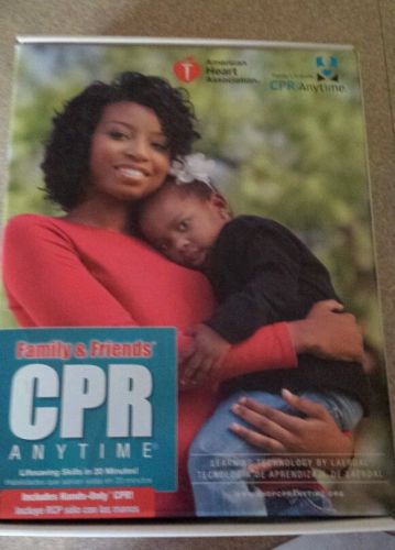 New~ American Heart Association Family &amp; Friends CPR Anytime Training Kit