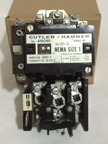 CUTLER HAMMER A10CNO NEMA SIZE 1 Contact Kit 6-23-2