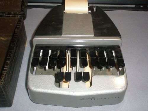 Vintage La Salle Stenotype Stenograph With Carrying Hard Case Shorthand Writer-
							
							show original title