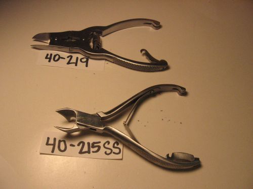 Nail nipper set of 2 (40-215ss,40-219) for sale