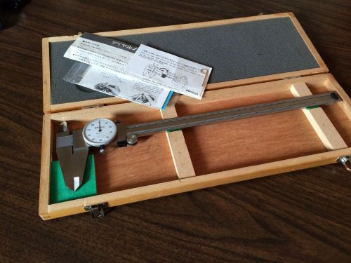 In Perfect Condition 12&#034; Mitutoyo Dial Caliper Gage Gauge 505 - 645 - 50