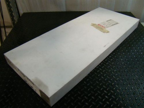 Virgin Teflon Plastic Sheet 16-1/2x40-1/2x3&#034; 232336