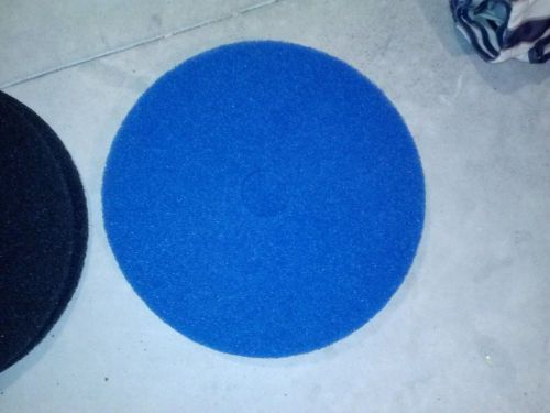 2-20 inch blue floor pads