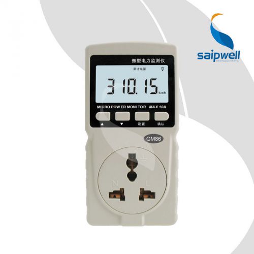 Power Meter LCD Monitor Measure ConsumptIon AC Active Energy Saving Monitoring -
							
							show original title