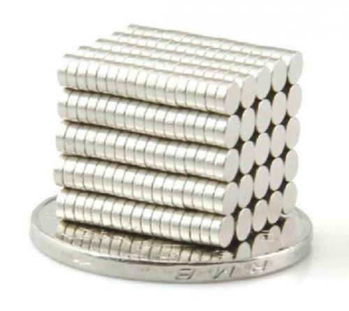 200pcs 3X1mm Neodymium Disc Super Strong Rare Earth N35 Small Fridge Magnets