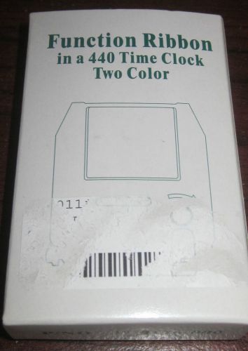 Time Clock Ribbon for 440 Time Clock Two Color #390126000