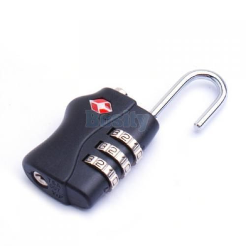 3-Digit TSA Resettable Combination PadlockTravel Suitcase Luggage Password Lock