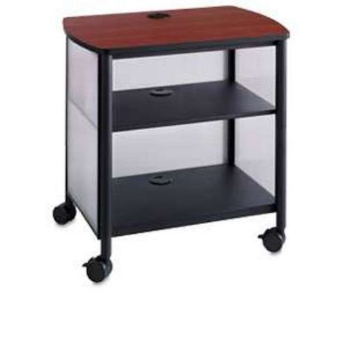 Impromptu Machine Stand, One-Shelf, Black/Cherry