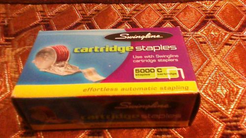 SWINGLINE CARTRIDGE STAPLES 5000 COUNT C CARTRIDGE BRAND NEW IN BOX
