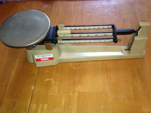 VINTAGE COLLECTIBLE - OHAUS 2610g TRIPLE BEAM BALANCE SCALE
