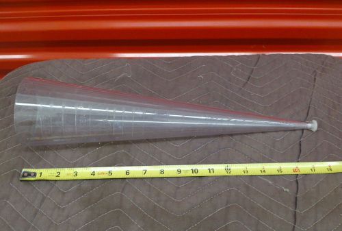 Nalgene Plastic 1000 mL 1 Litre Tapered Separatory Funnel  with Stop valve