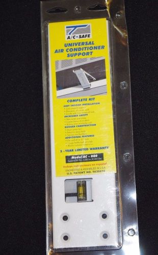 UNIVERSAL AIR CONDITIONER SUPPORT ..SUPPORTS 80 POUNDS...PRECISION BUBBLE LEVEL