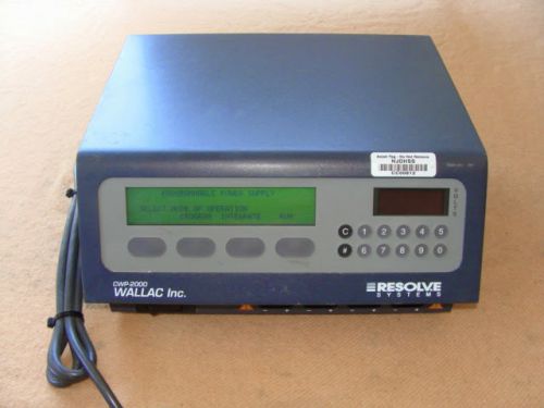 Resolve System Wallac Power Suply CWP-2000