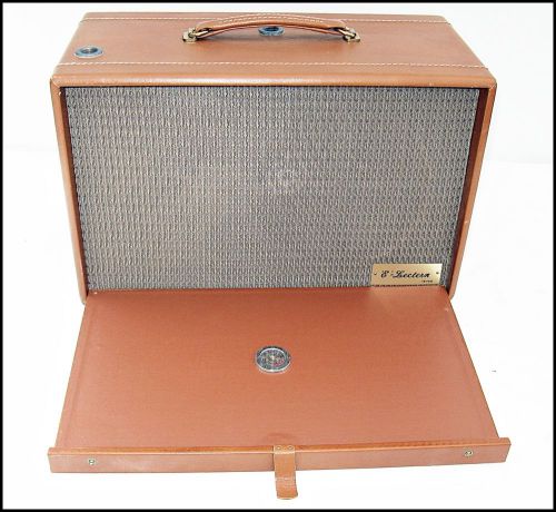 RARE Vintage Citroen &#039;E&#039; Lectern Speaker w/Astatic Mic Presentation Speaker