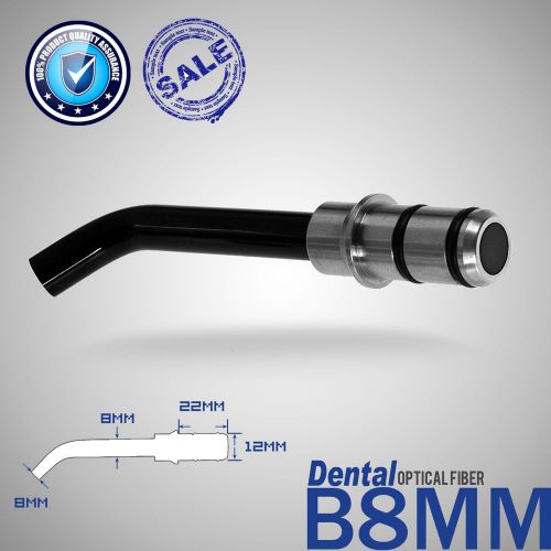 Dental 8mm Optic Fiber Light Guide Rod Curing Light Tip T4