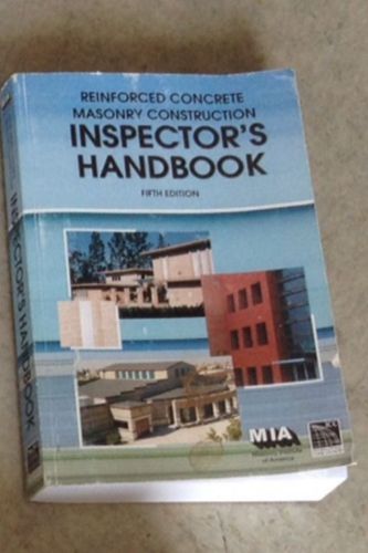 Reinforced Concrete Masonry Inspector&#039;s Handbook MIA 5th Ed.