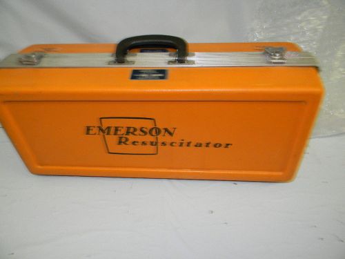 Emerson Resuscitator Model FC, W Air Mixing MU, Airco Oxygen Flowmeter