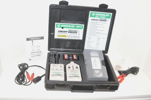 Greenlee Power Finder Circuit Seeker 2011/00521 with Case