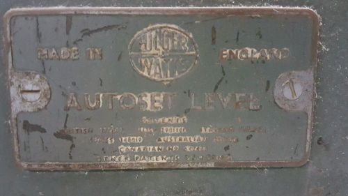 Vintage Hilger Watts Auto set Level