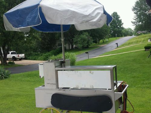 Red Hot Chicago Hot Dog Cart Food Stand Perfect For Home depot or Lowes  (@)(@)